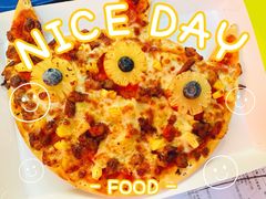 三眼仔辣味海鲜披萨-Lotso Lunch Box 草莓熊餐盒