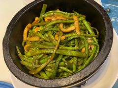 砂锅扁豆丝-东方之珠海鲜酒楼(南开店)