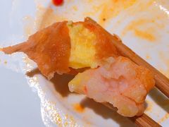 鸡蛋虾滑油面筋-海底捞火锅(天一广场亚细亚店)