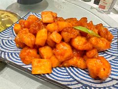 山药爆鱼丁-大眼锅贴水饺(河东店)