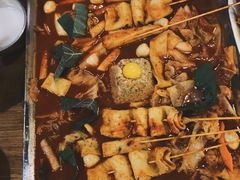 鱼饼火山炒年糕-包装马车·韩国料理·포장마차