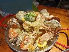 手抓海鲜蒜香奶油味-仓库南洋海鲜小排档(柳河路店)