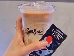 山茶桃胶拿铁-Seesaw Coffee(88铜仁路店)
