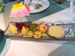 和风玉子豆腐-蜜桃花开·中西融合菜E&W(南长街店)