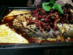 -探鱼·鲜青椒爽麻烤鱼(广州花都来又来店)