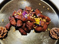 黑蒜松仁牛肉-106餐厅(山水文园店)