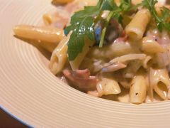 培根蘑菇奶油意大利面-新贝乐意大利餐厅(苏州中心店)