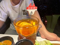 暴打发财柠檬茶-九鼎轩脆毛肚火锅(南京东路店)