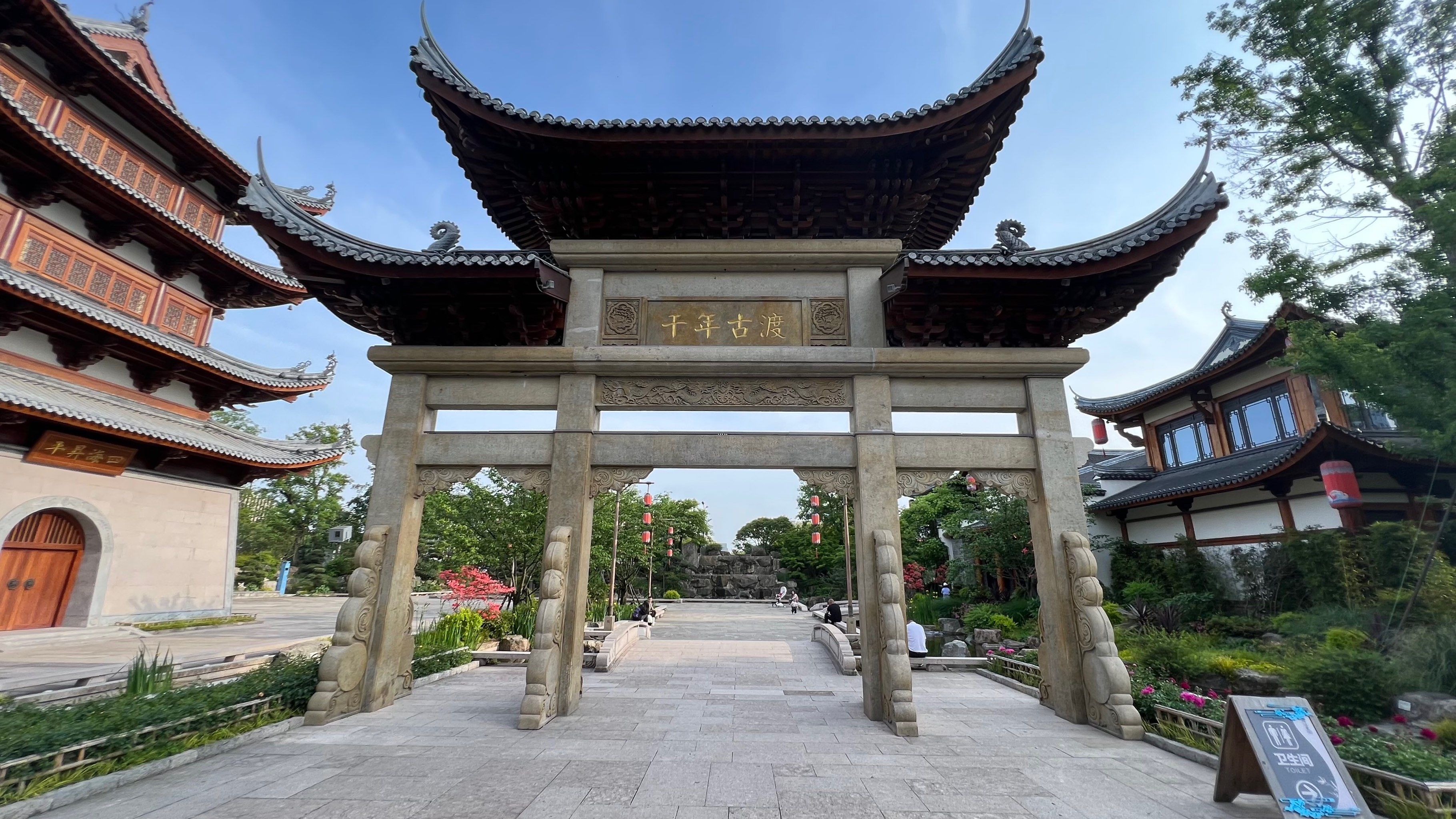 白天的葭沚老街,台州网红老街