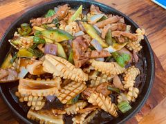 鱿鱼爆腰花铁板-卢庄(江汉路店)