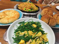 草原鲜沙葱炒鸡蛋-蒙亨·手把肉·蒙古包文化主题餐厅(天恒广场店)