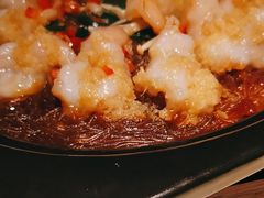 金银蒜蒸凤尾虾-绿茶餐厅(成都大悦城店)
