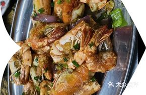 Scallion Stir-Fried Shrimp