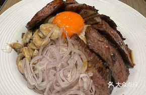 Thick-Cut Steak Foie Gras Rice
