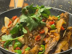 干锅黄骨鱼-老板很二(吉大店)
