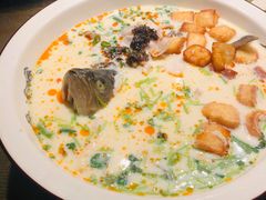 现磨豆浆捞鲈鱼-70后饭吧(府河街店)