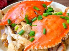 石锅蟹黄豆腐堡-望海湾·清真餐厅