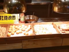 自助取餐区-领鲜活海鲜榴莲自助火锅(东门店)