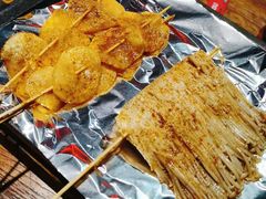 -路边摊小炉子烧烤