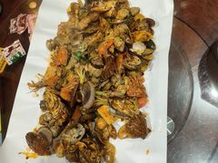 -东来菜馆•手抓海鲜家常菜•海鲜锅贴(鸽子窝店)