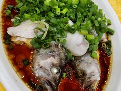 香葱淋鲈鱼-壹厨饭店(五羊店)