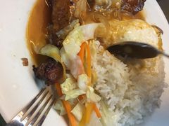 鸡俾煎蛋饭-兰芳园(上环店)