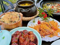 -七的湖·晚芳亭·阳澄湖农家菜·大闸蟹(莲花岛店)