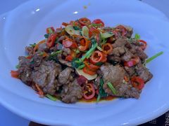 小炒黄牛肉-晋府大酒店