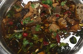 Boiled Chicken and Duck Blood