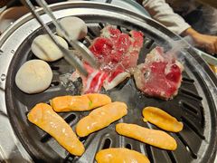 -明洞阿姨·韩式酱蟹烤肉·创意料理(三元桥店)