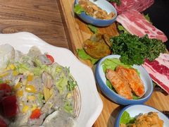 -明洞阿姨·韩式酱蟹烤肉·创意料理(三元桥店)