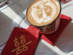 老虎拿铁-喜柿咖啡SeeS coffee