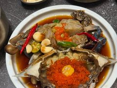 -草家酱蟹炭火烤肉店(珲春南路二店)