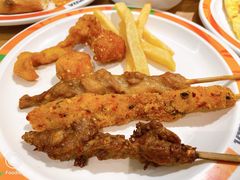 罗汉鸡肉串-比格比萨自助(南京万达茂店)