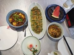 蟠桃杏仁豆腐-味+新京宴·烤鸭·北京菜(创意谷店)