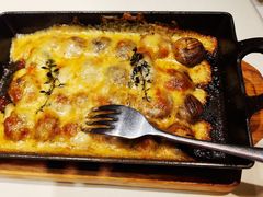 鹅肝芝士焗口蘑-四季民福烤鸭店(王府井灯市口店)