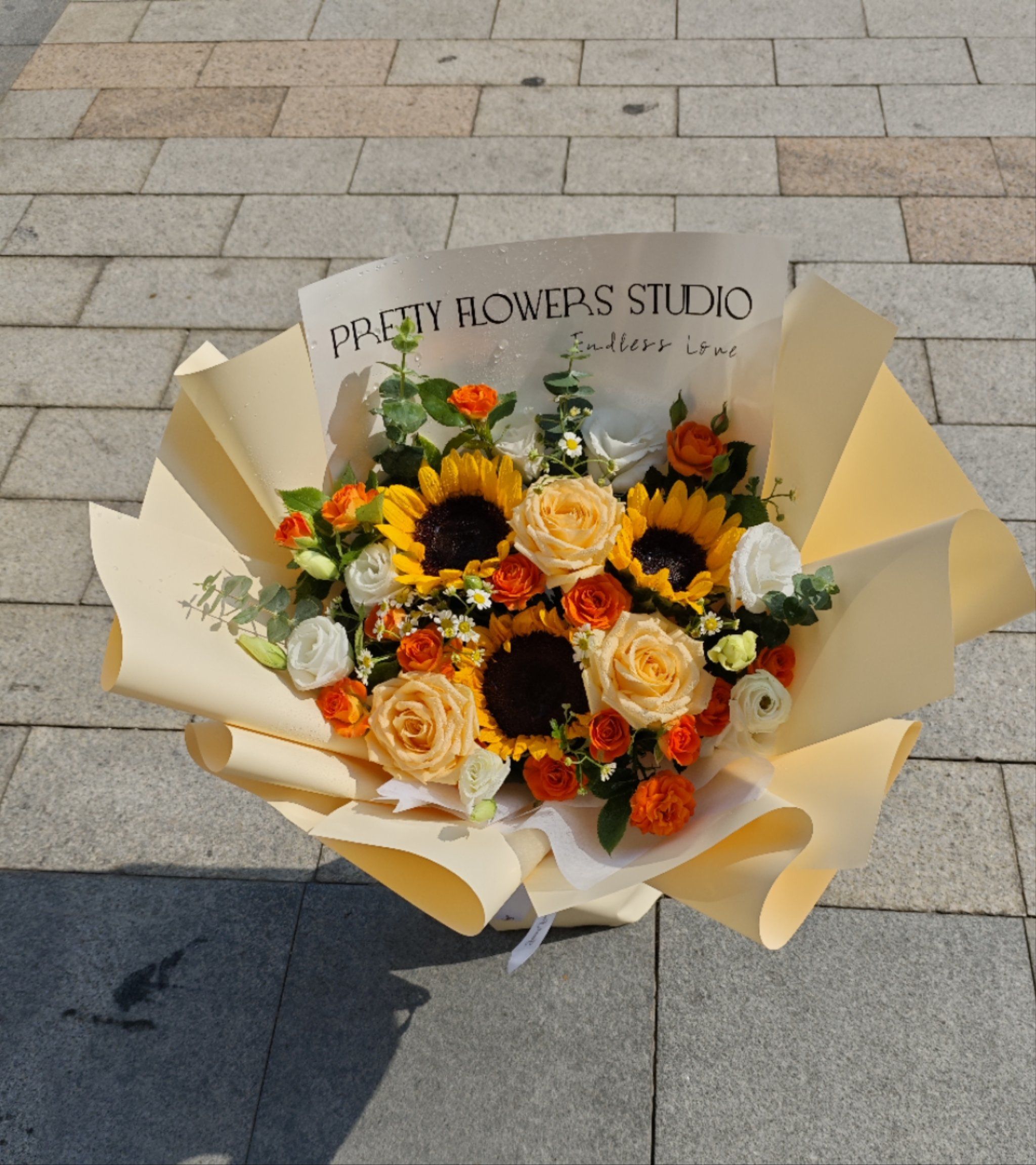 节送老师花#向日葵花束 #好看的花一定要分享给你 #创意花束 #送花