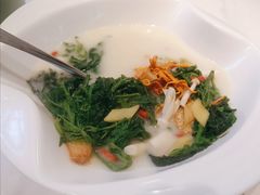 高汤虫草花浸桑叶-玲珑·新粤菜(安华汇店)