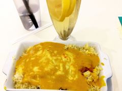 咖喱猪扒焗饭-金利茶餐厅(中船汇店)