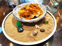 -东来菜馆•手抓海鲜家常菜•海鲜锅贴(鸽子窝店)