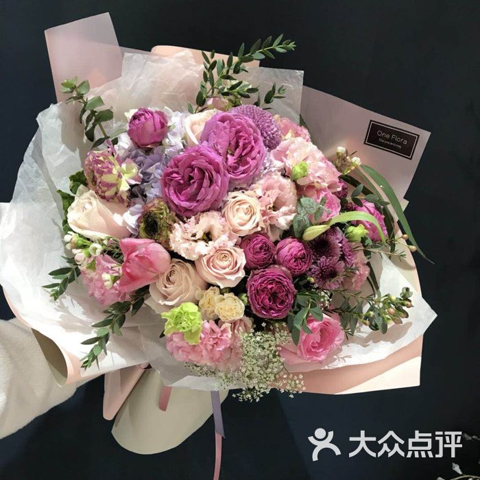 one flora 一个·花店手捧花图片-北京花店-大众点评网