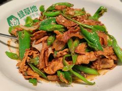 绿草地辣椒炒肉-绿草地·湘菜(芙蓉天街店)