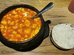 韩式鲜豆腐汤（配米饭）-花腰餐吧Bistro烧烤 傣味(传媒大学店)
