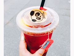 柠檬冰茶-熊猫一间店欧式奶茶铺