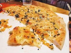 虾仁肉松披萨-造精酿餐厅