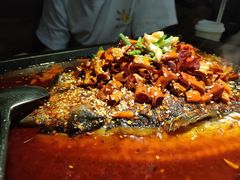 -探鱼·鲜青椒爽麻烤鱼(天一广场店)