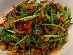 野山椒香菜牛肉丝-湖南人家·家传湖南菜(水围店)