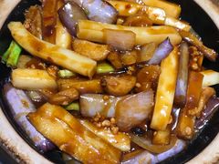 年糕茄子煲-宁波新晶都开元名庭大酒店·华晶中餐厅(百丈东路店)