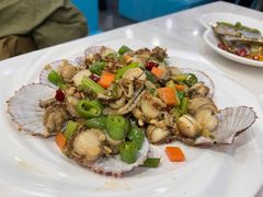 葱爆威海扇贝-郭姐·威海渔村(黄兴路店)