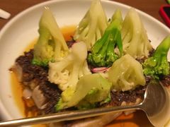 花椰菜菌菇酱蒸福鼎芋头-CHIC1699远洋私厨